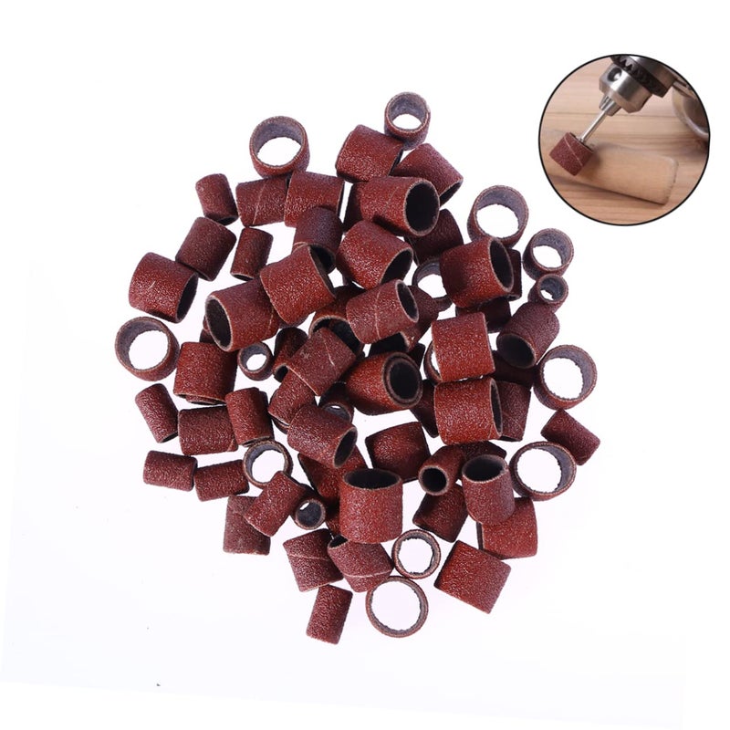 VICASKY 102pcs Sanding Bands for Nail Drill Sandpaper Discs Set Drum Sander - Image 3
